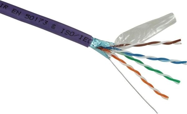 Solarix - Bulkkabel - 305 m - FTP - CAT 5e - halogenfri, solid - lilla