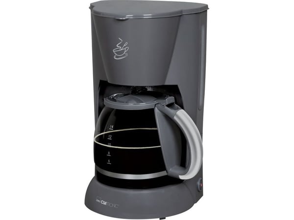 Clatronic KA 3473, Kaffebrygger (drypp), 1,5 l, Malt kaffe, 900 W, Grå