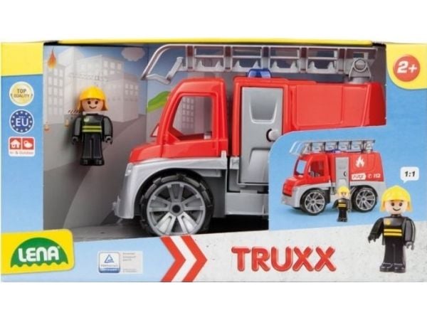 Lena TRUXX 04457, Brandbil, inomhus/utomhus, 2 år, plast, grått, rött