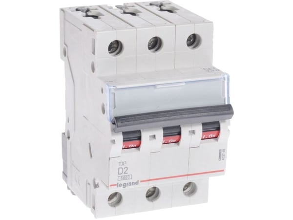 Legrand TX3, Dvärgbrytare, Typ D, IP20, 240 - 415 V