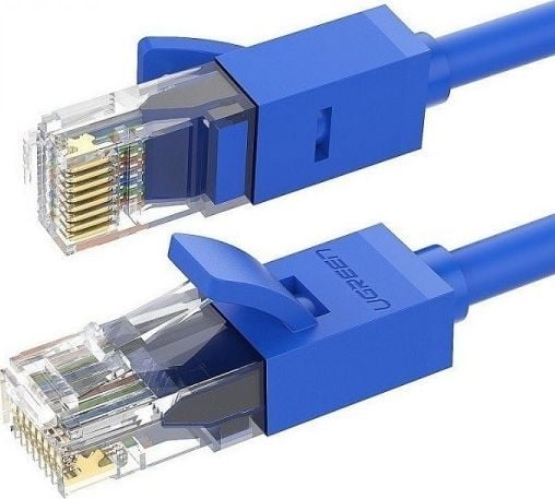Ugreen NW102 - Nettverkskabel - RJ-45 (hann) til RJ-45 (hann) - 3 m - UTP - CAT 6 - flertrådet - blå