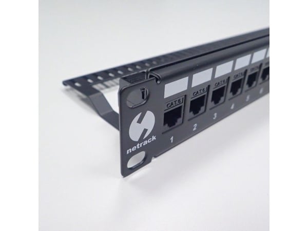 NetRack Netrack patchpanel 19 "24-port, empty, black
