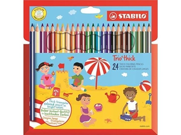 STABILO Trio Thick, Multi, 24 stykker