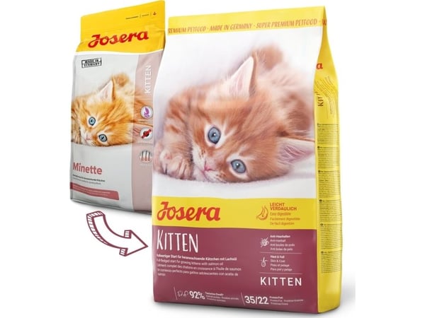 Josera Kitten, Kattunge, Alle hunderaser, Fjærfe, Ris, Laks, 2 kg