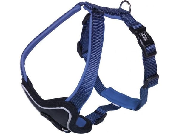 Nobby 80733-06, Hund, Grimesele, M-L, Sort, Blå, Nylon, Monokromatisk