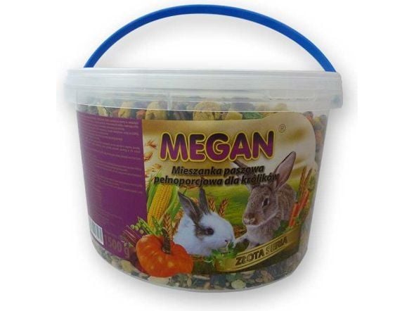 Megan 5906485082089, Matbit, 1,5 kg, Hamster, Kanin, granules, barley, wheat, sunflower seeds, peas, carob, corn crisps, parsley, red beet, dried.....