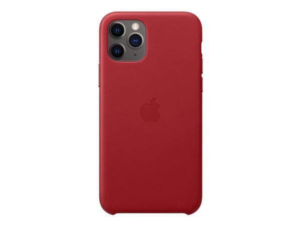 Apple - (PRODUCT) RED - baksidedeksel for mobiltelefon - lær - rød - for iPhone 11 Pro