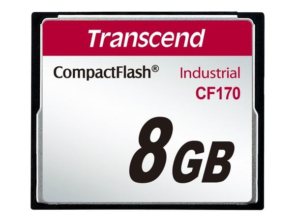 Transcend Industrial - Flashhukommelseskort - 8 GB - 170x - CompactFlash
