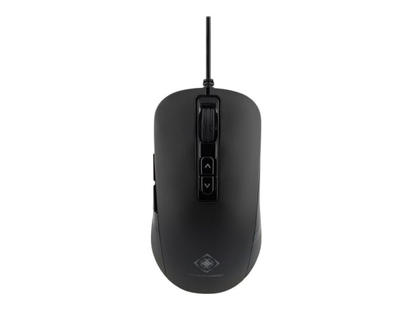 DELTACO GAMING - Mus - optisk - 7 knapper - kablet - USB - svart