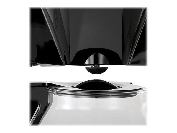 Melitta 6766589, Suodatinkahvinkeitin, Jauhettu kahvi, 1080 W, Musta, Hopea