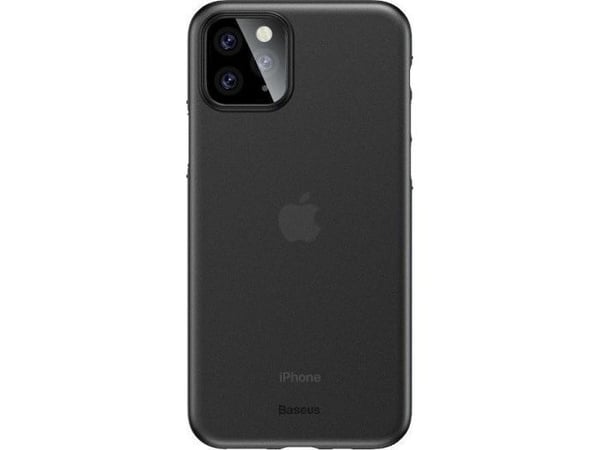Baseus iPhone 11 Pro Max deksel Ultra-tynn polypropylen - matt sort transparent