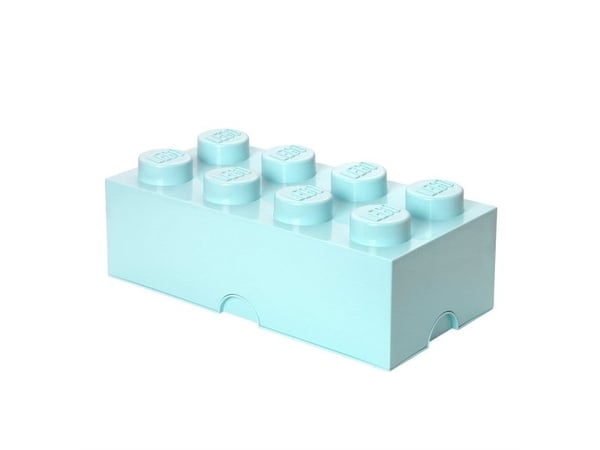 LEGO Storage Brick 8 - väri vaalea turkoosi