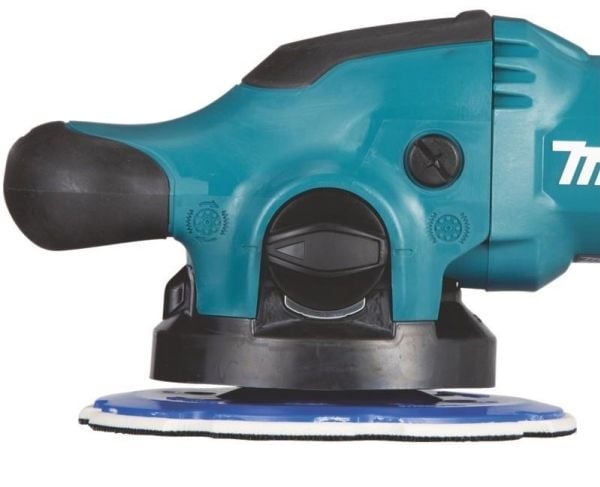 Makita PO6000C, Roterende poleringsmaskin, 6800 RPM, 900 W, Sort, Blå, 2,7 kg, AC