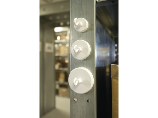 Magnetoplan 52636, Innendørs, Universalkrok, Hvit, Magnet, 8 kg, 3,6 cm