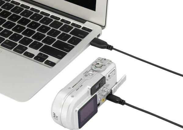 Renkforce RF-4080792, 1 m, USB A, Mini-USB B, USB 2.0, 0,48 Gbit/s, Svart