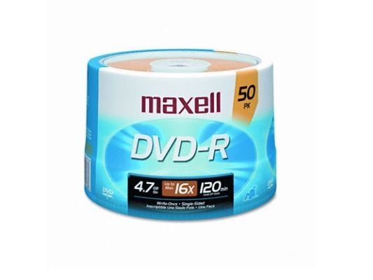 Maxell DVD-R 4,7 GB 16x 50 kappaletta (275732.40.TW)
