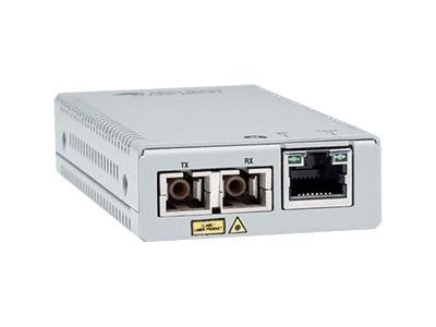 Allied Telesis AT MMC2000LX/SC - Kuitumediamuunnin - 1GbE - 10Base-T, 1000Base-LX, 100Base-TX, 1000Base-T, 1000Base-SC - RJ-45 / LX/SC yksitila - n...