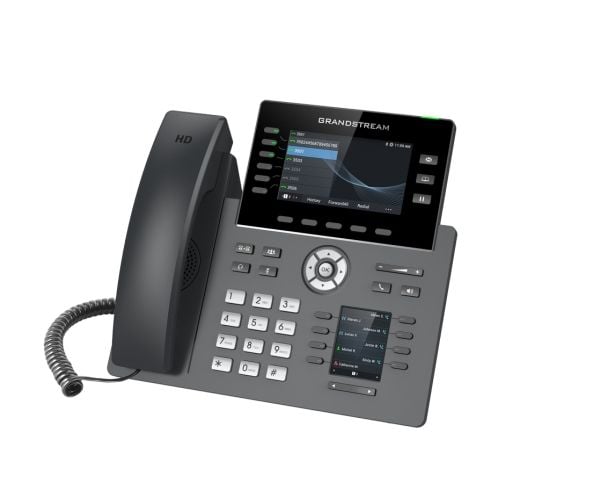 Grandstream GRP2616 - VoIP-telefon med anrops-ID/samtale venter - IEEE 802.11a/b/g/n/ac (Wi-Fi) - treveis anropskapasitet - SIP, RTCP, RTP, SRTP - ...