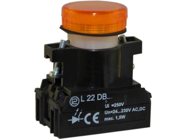 Promet L22D 24V-230V gul (W0-LDU1-L22D G)