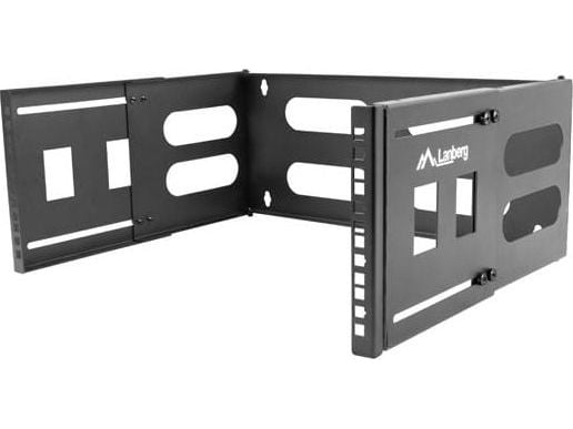 Lanberg - Rackfästen - väggmontering - svart - 4U - 19"