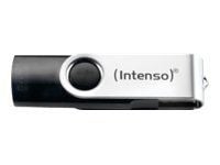 Intenso USB Flash 16GB Basic Line, 16 GB, USB A-tyyppi, 2.0, Harmaa