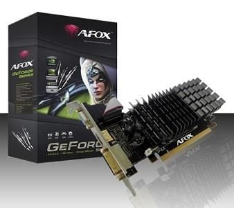 AFOX AF210-1024D2LG2, GeForce G210, 1 GB, GDDR2, 64 bit, 2560 x 1600 piksler, PCI Express 2.0