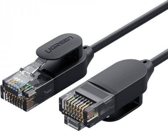 Ugreen verkkokaapeli UGREEN NW122 Ethernet RJ45, Cat.6A, UTP, 1.5m (musta)