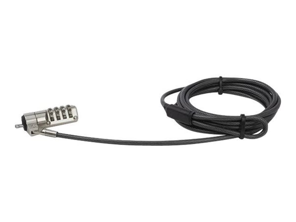 Startech 6.5ft (2m) Laptop Cable Lock, 4 Digit Combination Laptop/Desktop Security Cable Lock for K-Slot Devices/Computers/Monitors, Portable Anti-...