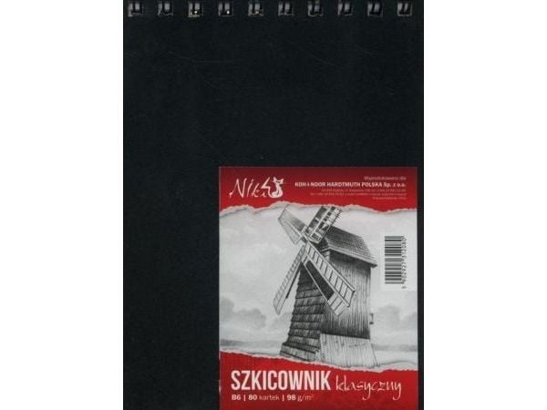 Koh I Noor skisseblokk B6 80k hvit |