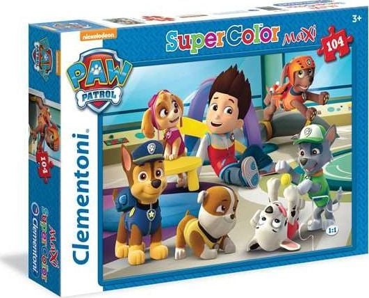 Clementoni SuperColor Maxi - PAW Patrol - puslespill - 104 deler