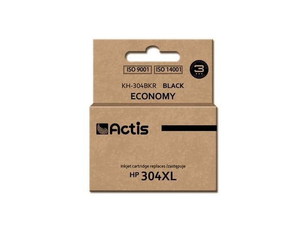 Actis KH-304BKR, Høyt (XL) utbytte, Sort, Pigmentbasert blekk, 20 ml, 1 stykker, Enkeltpakke