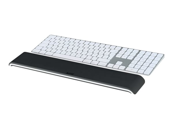 Leitz Ergo WOW näppäimistön säädettävä rannetuki, musta, Leitz Ergo WOW Keyboard, 71 mm, 437 mm, 22 mm