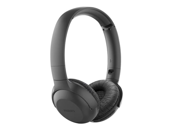 Philips UpBeat TAUH202BK - Hodetelefoner med mikrofon - on-ear - Bluetooth - trådløs - svart
