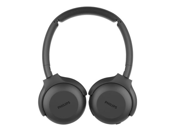 Philips UpBeat TAUH202BK - Hodetelefoner med mikrofon - on-ear - Bluetooth - trådløs - svart