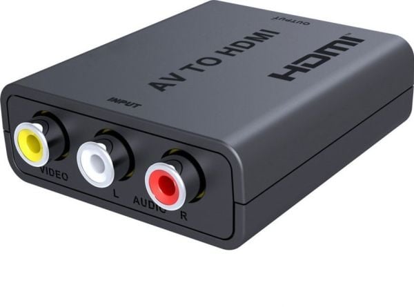 PremiumCord AV-komposit signal- och stereoljud till HDMI 1080P-omvandlare