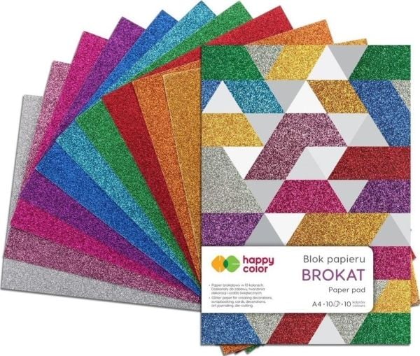 Blokk A4/10K Brocade 150g HAPPY COLOR