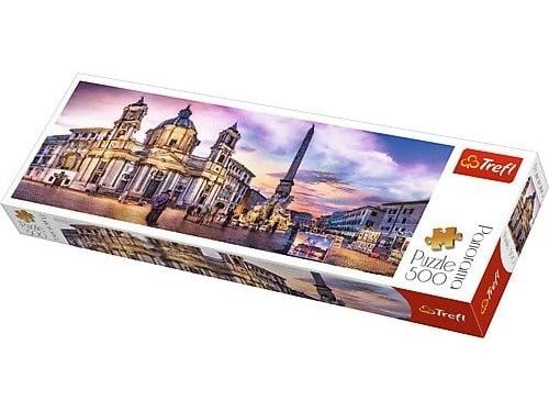 Trefl Puzzle, 500 bitar Panorama - Piazza Navona, Rom (GXP-645437)