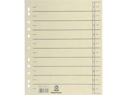 Soennecken skilleark 1496 DIN A4 180g RC papp 100 stk/pk. (1496)
