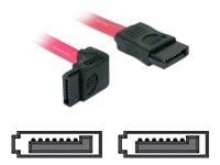 DeLOCK SATA Cable - 0.5m, 0,5 m, SATA II, Punainen