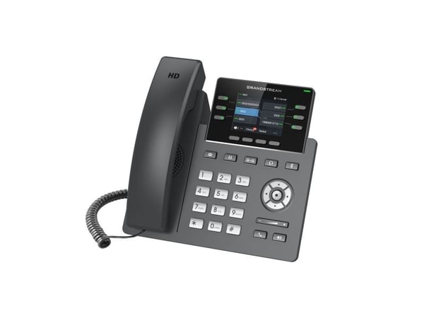 Grandstream GRP2613 - VoIP-telefon med anrops-ID/samtale venter - treveis anropskapasitet - SIP, RTCP, RTP, SRTP - 4 linjer