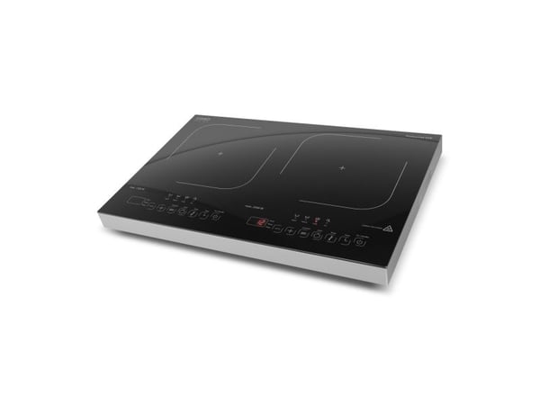 Caso ProGourmet 3500, Svart, Sølv, Benkeplate, 54.5 cm, Sonebasert induksjon, Glass, 2 zone(s)