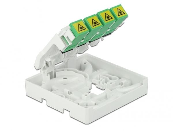 DeLOCK 85921, Hvit, Akrylonitril-butadien-styren (ABS), 80 mm, 80 mm, 29 mm, 1 stykker
