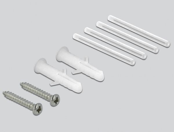 DeLOCK 85921, Hvit, Akrylonitril-butadien-styren (ABS), 80 mm, 80 mm, 29 mm, 1 stykker