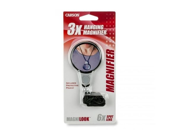 Carson MagniLook, 73,7 mm, 50,8 mm, 7,62 mm, 2,8 g, Grå, Gjennomsiktig, Hvit