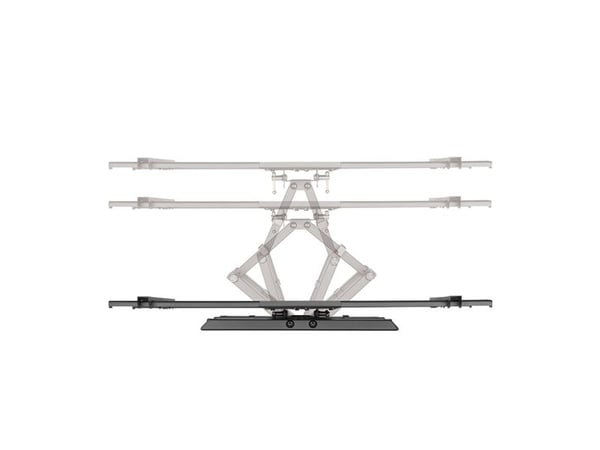 LogiLink BP0114, 200 x 200 mm, 600 x 400 mm, -15 - 3°, -60 - 60°, Akrylnitrilbutadienstyren, Plast, Stål, Svart