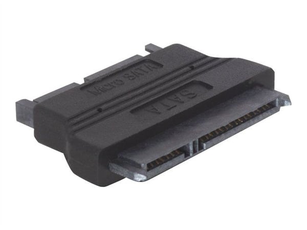 DeLOCK Cable Micro SATA FM + 2-Pin Power + SATA, 0,3 m, SATA 7-pin, Punainen
