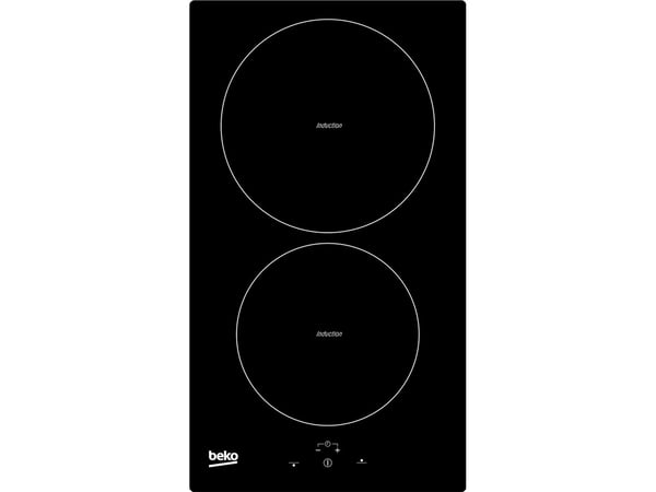 Beko HDMI32400DT - Induksjonskomfyrtopp - 2 plater - Nisje - bredde: 26.8 cm - dybde: 49 cm - svart