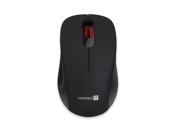 KOBLE DEN "MUTE" trådløs optisk stille mus, USB, (+ 1x gratis AA-batteri), svart (CMO-2230-BK)