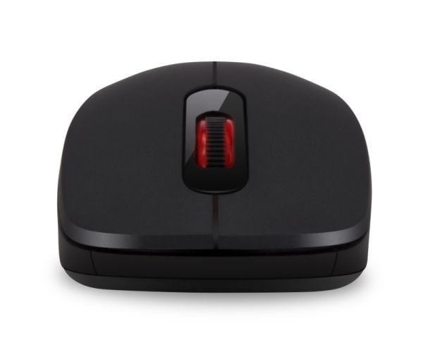 KOBLE DEN "MUTE" trådløs optisk stille mus, USB, (+ 1x gratis AA-batteri), svart (CMO-2230-BK)