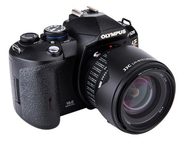 JJC LH-J61C, Rund, Olympus Zuiko Digital ED 14-42mm 1:3.5-5.6 / M.Zuiko Digital ED 14–150mm 1:4.0–5.6 / M.Zuiko..., Svart, ABS